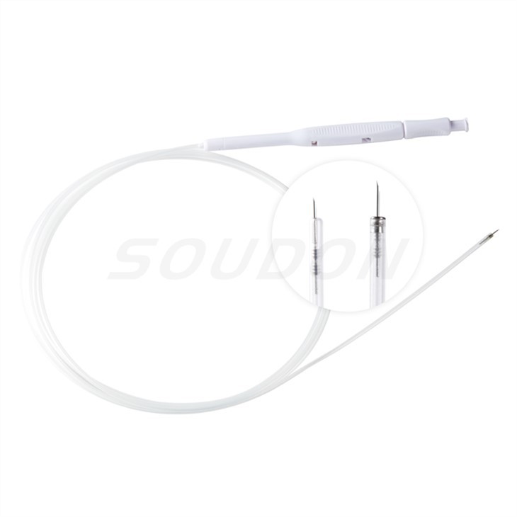Disposable Endoscopic Injection Needle with handle